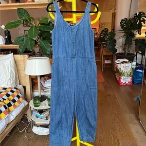 Ilana Kohn denim Leroy tank jumpsuit